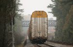 ETTX 716057 at the tail end of a line of auto racks